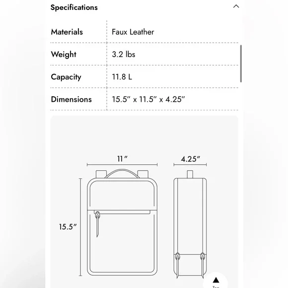 Calpak Forest Green Kaya 15 inch Laptop Backpack - Picture 8 of 8